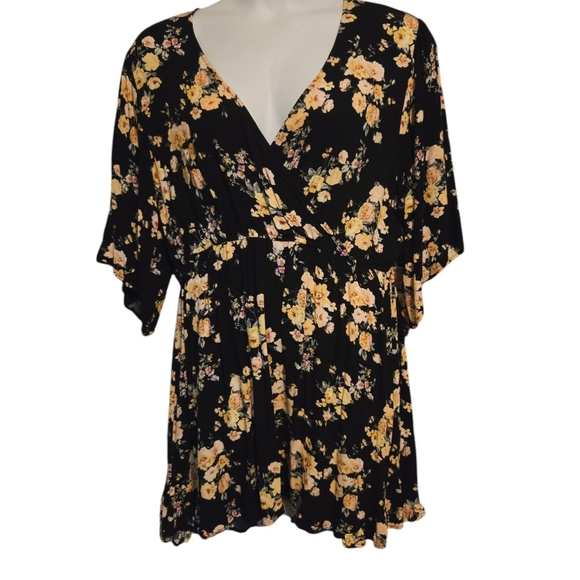 Floral V-Neck Dress - Picture 2 of 5